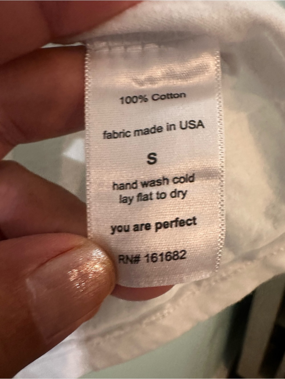 Perfect White Tee Classic White Crew Neck Cotton T-Shirt | Size S - Picture 4 of 6